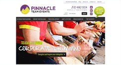 Desktop Screenshot of pinnacleteamevents.com.au